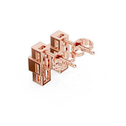 Princess Dangle Lab Grown Diamond Earrings