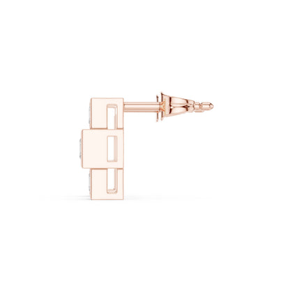 Princess Dangle Lab Grown Diamond Earrings