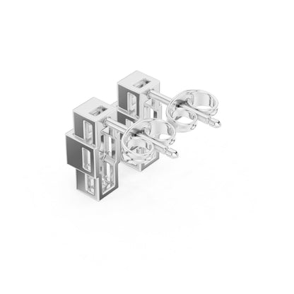 Princess Dangle Lab Grown Diamond Earrings