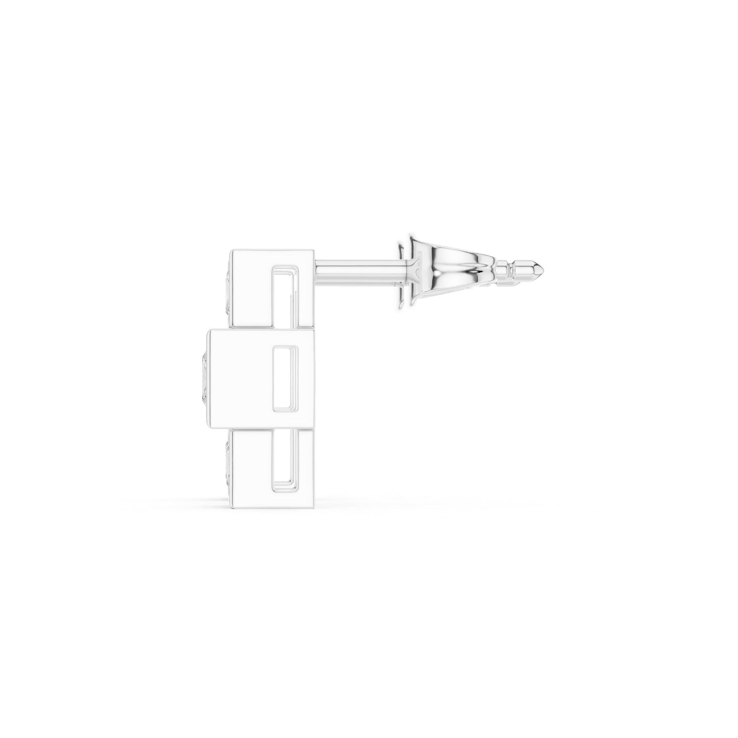 Princess Dangle Lab Grown Diamond Earrings