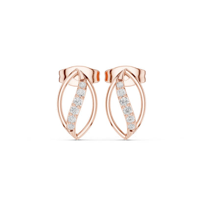 Marquise Stud Lab Grown Diamond Earrings