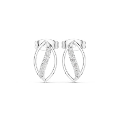 Marquise Stud Lab Grown Diamond Earrings