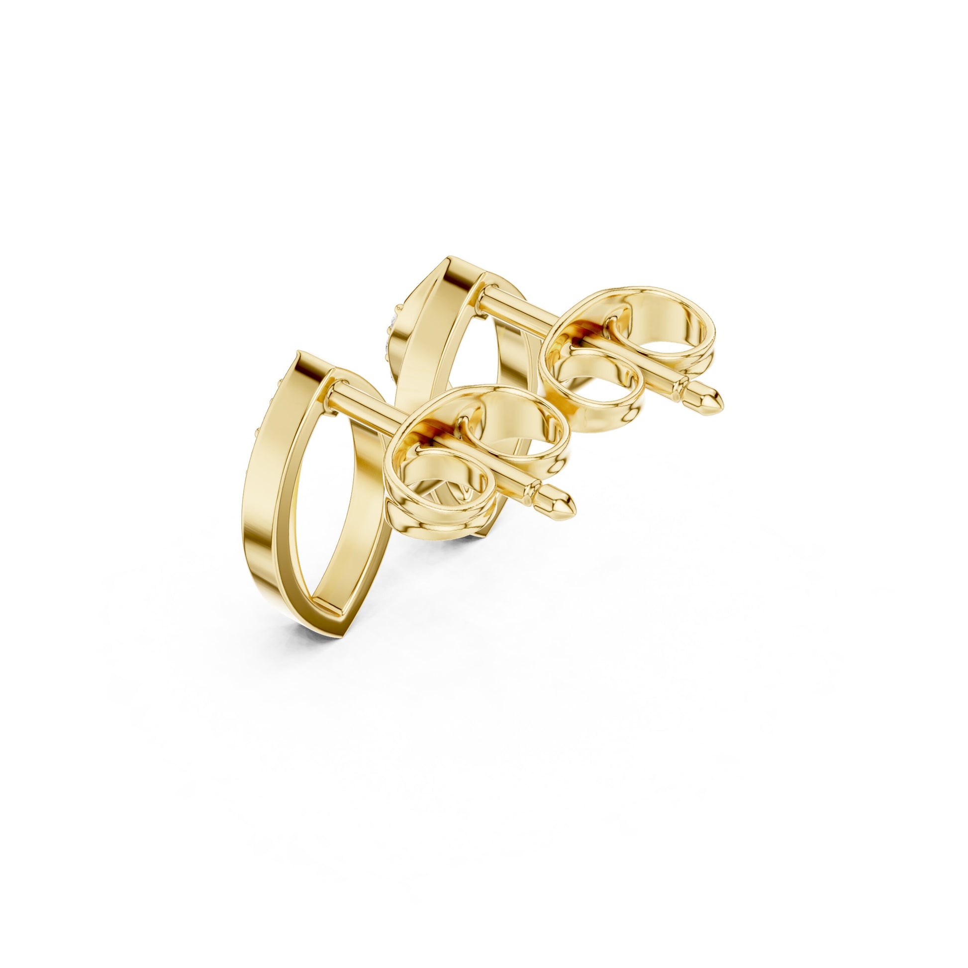 Marquise Stud Lab Grown Diamond Earrings