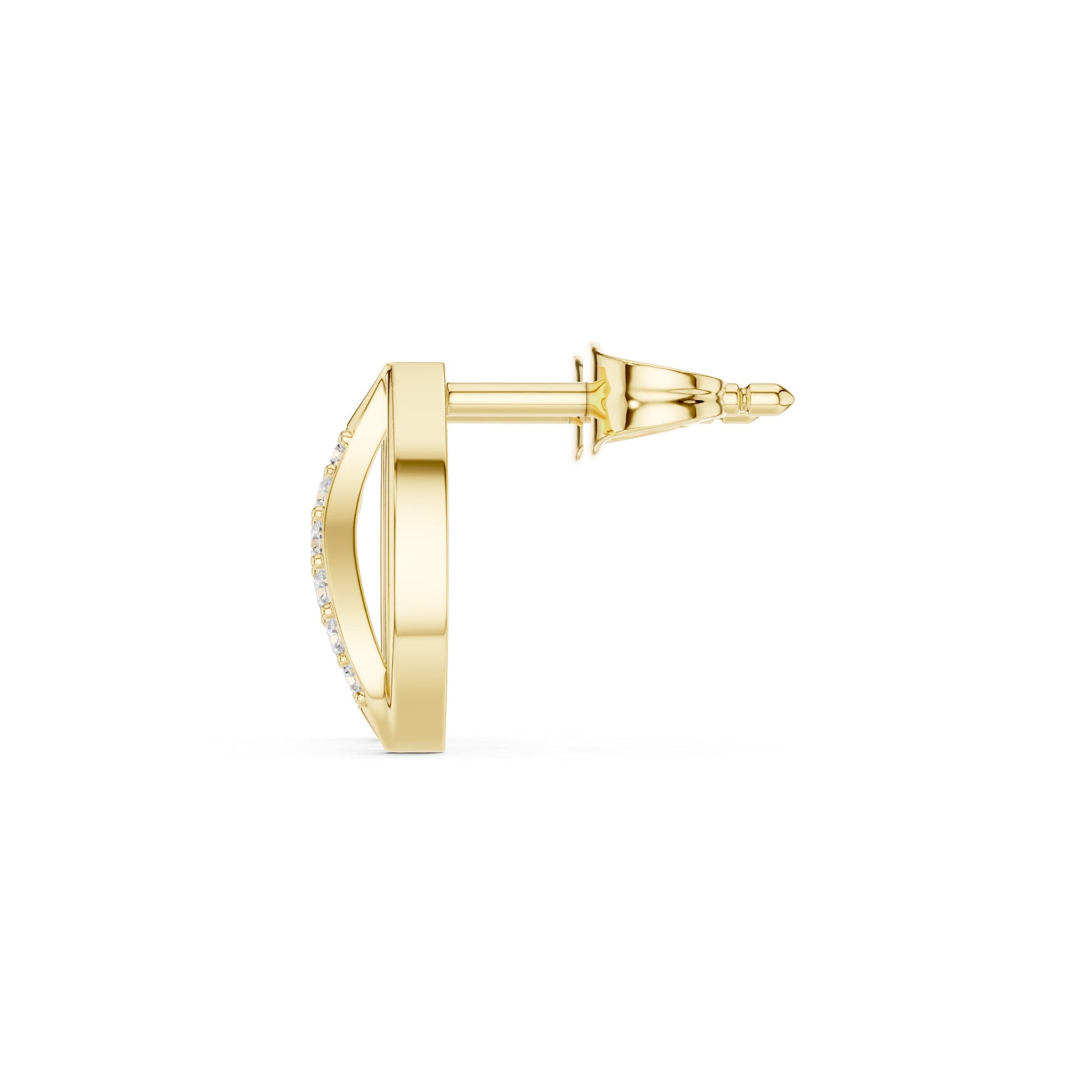 Marquise Stud Lab Grown Diamond Earrings