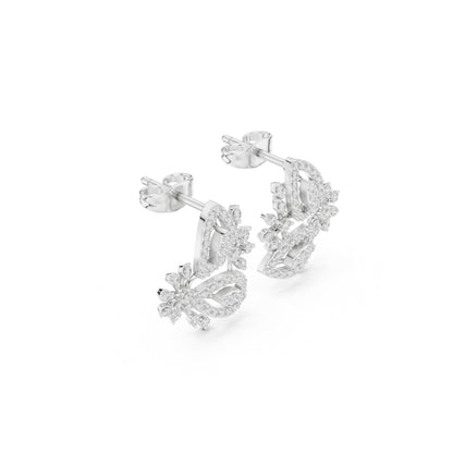 Mixed Shape Lab Grown Diamond Stud Earrings