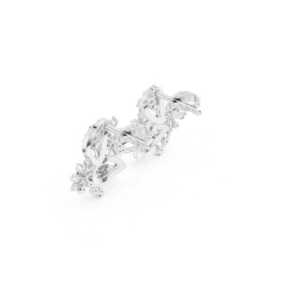 Mixed Shape Lab Grown Diamond Stud Earrings