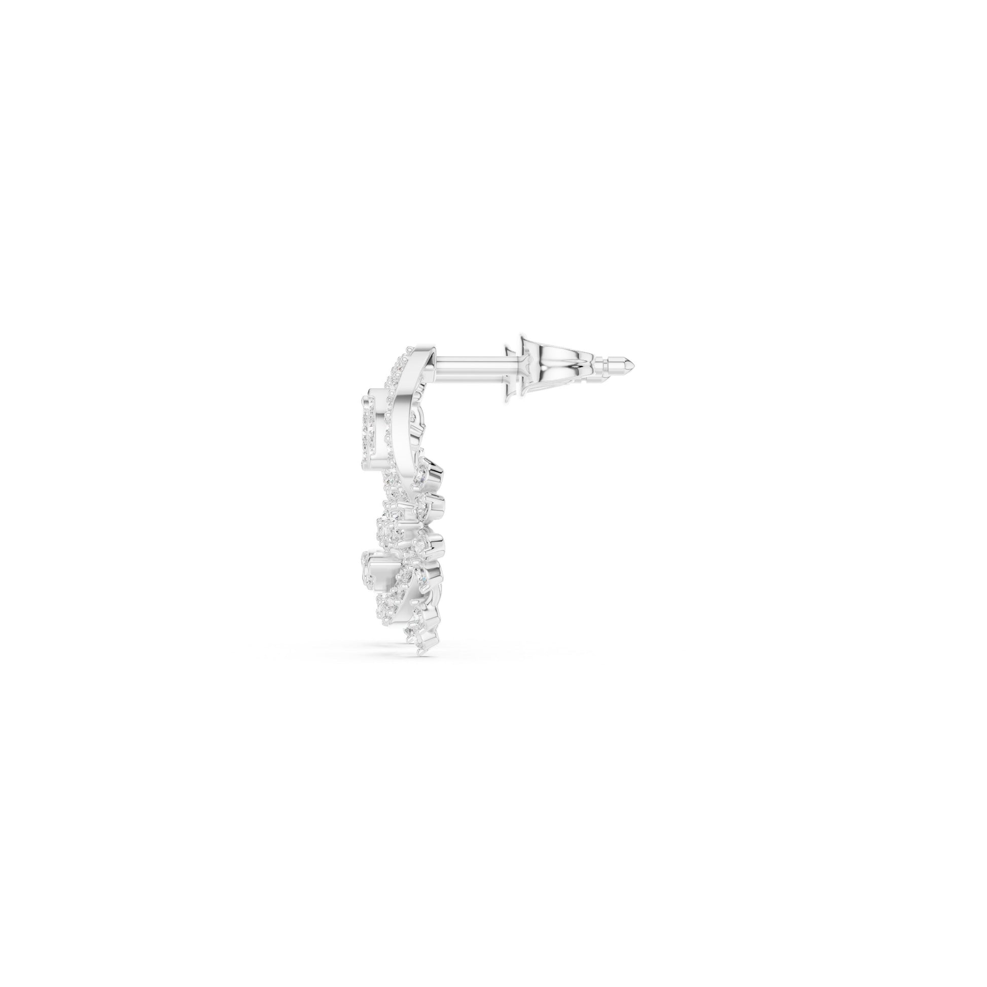 Mixed Shape Lab Grown Diamond Stud Earrings