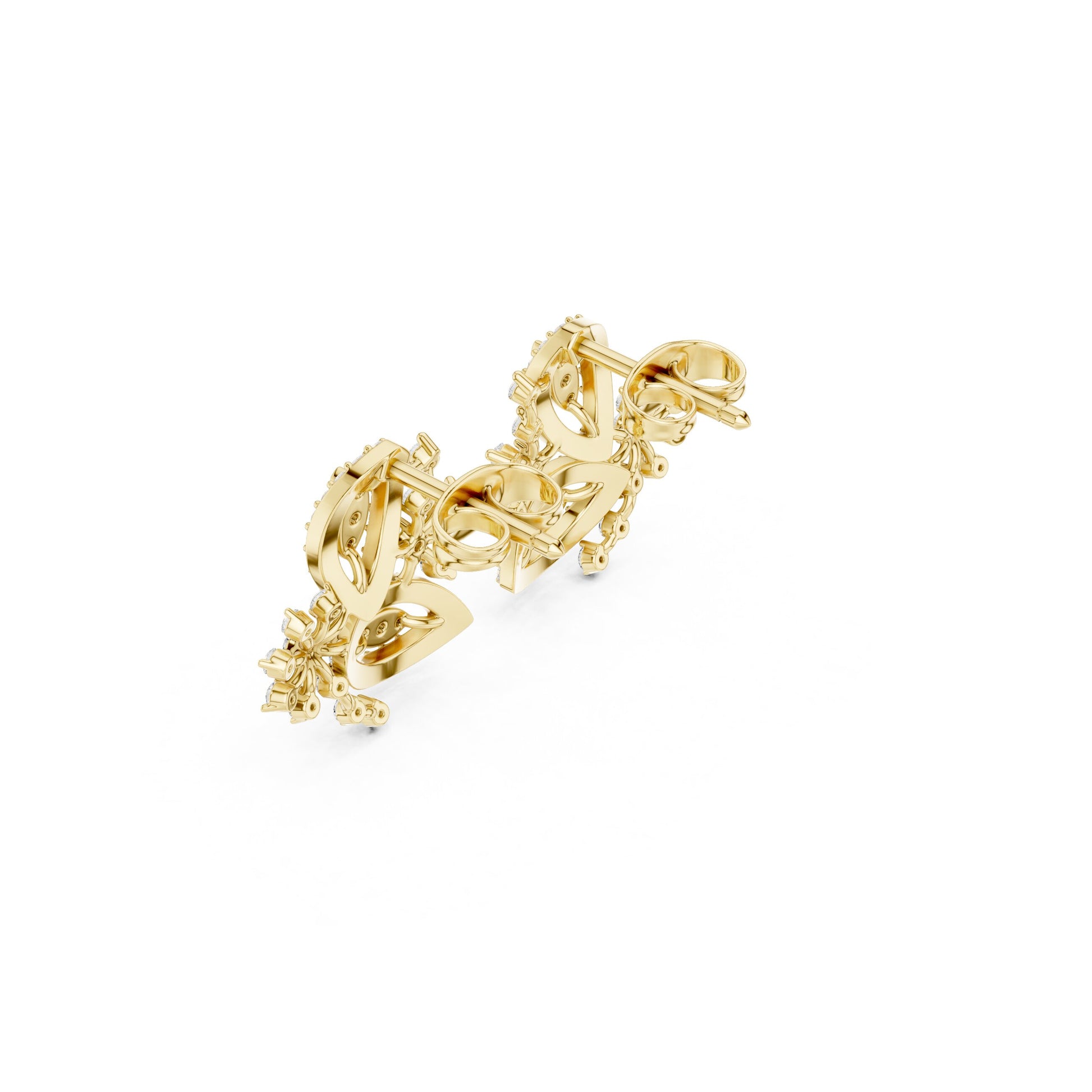 Mixed Shape Lab Grown Diamond Stud Earrings