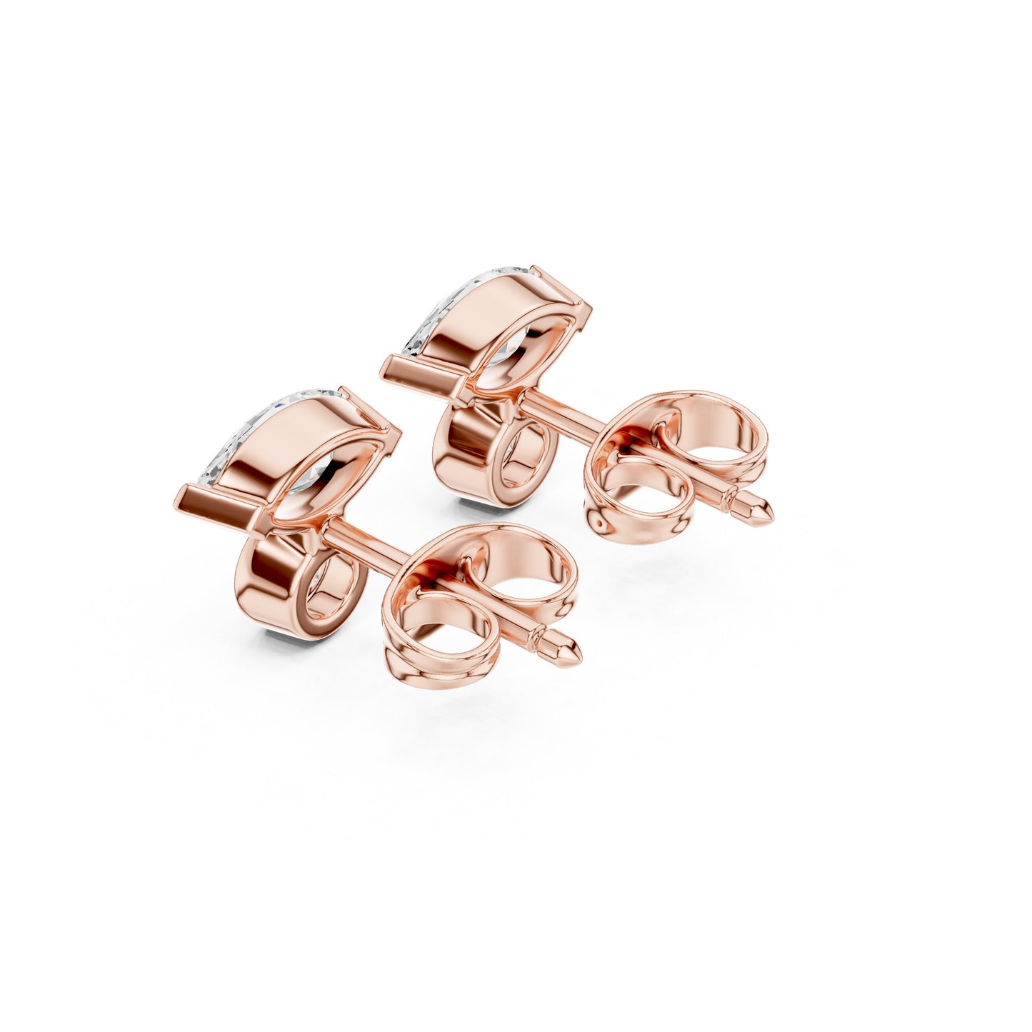 Mixed Shape Lab Grown Diamond Stud Earrings