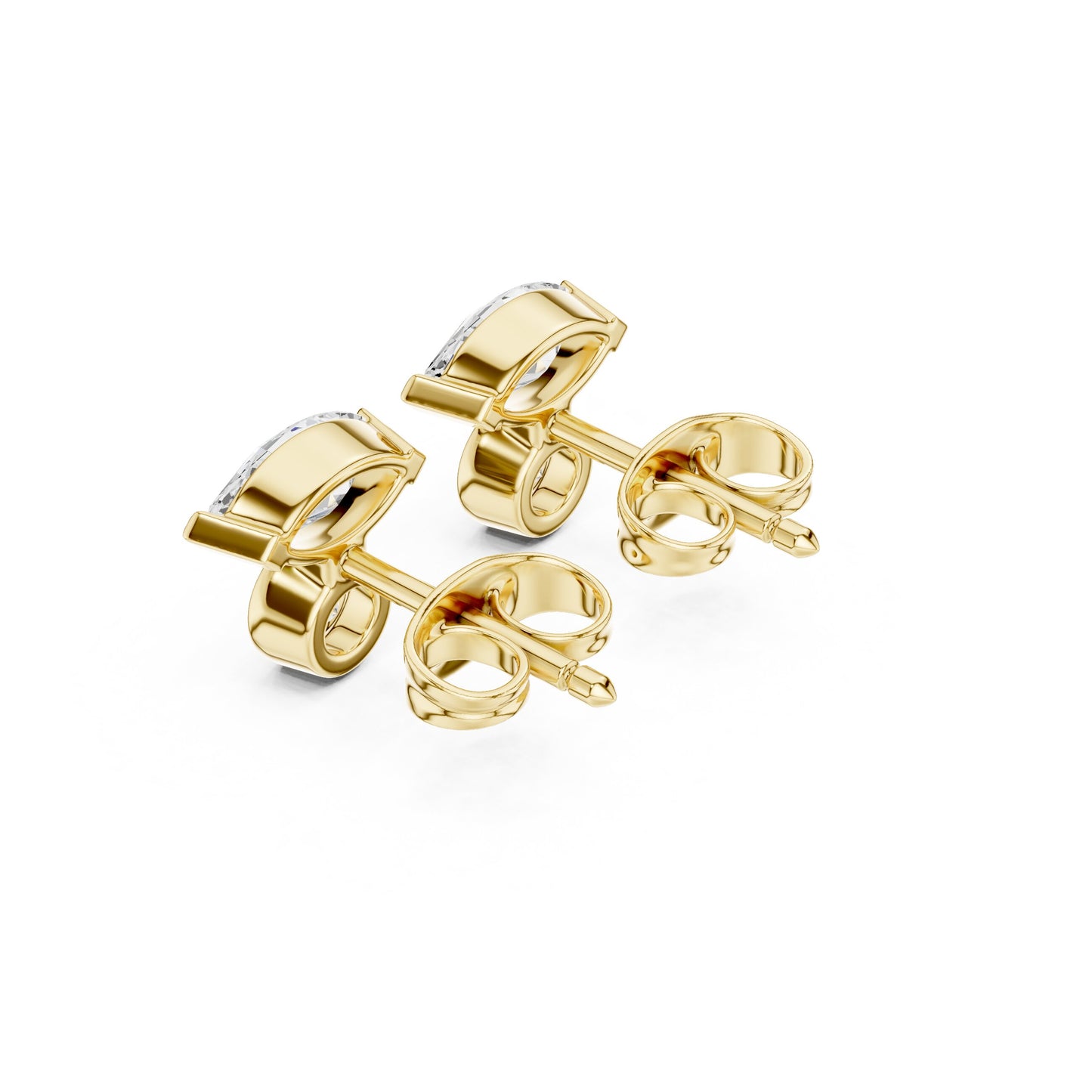 Mixed Shape Lab Grown Diamond Stud Earrings