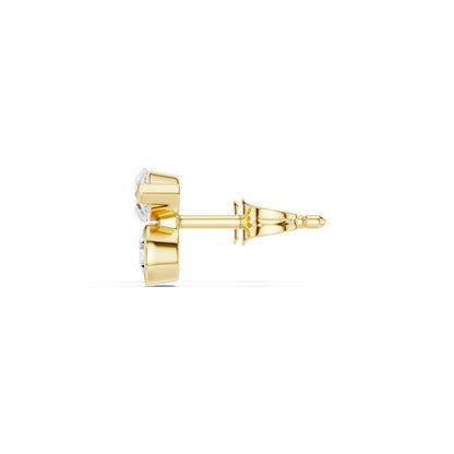 Mixed Shape Lab Grown Diamond Stud Earrings