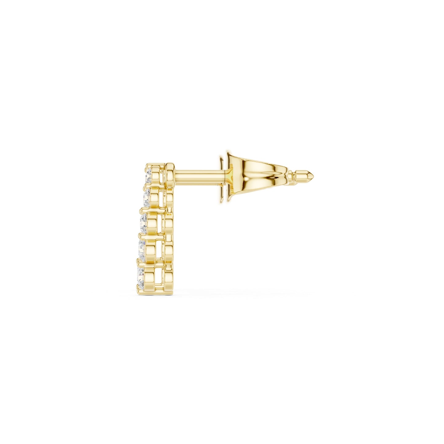 Round Climber Lab Grown Diamond Earrings