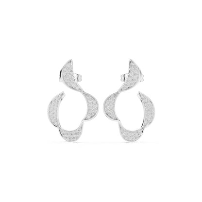 Round Climber Lab Grown Diamond Earrings