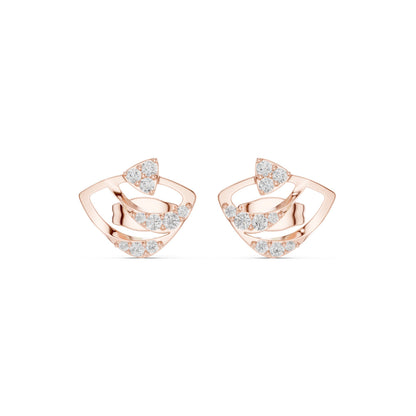 Mixed Shape Lab Grown Diamond Stud Earrings
