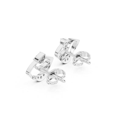 Mixed Shape Lab Grown Diamond Stud Earrings