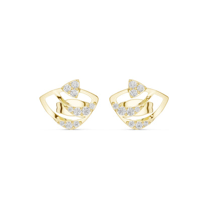 Mixed Shape Lab Grown Diamond Stud Earrings