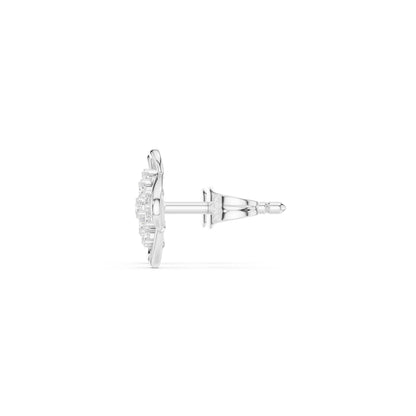 Round Stud Lab Grown Diamond Earrings