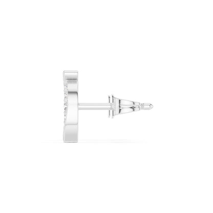 Round Stud Lab Grown Diamond Earrings
