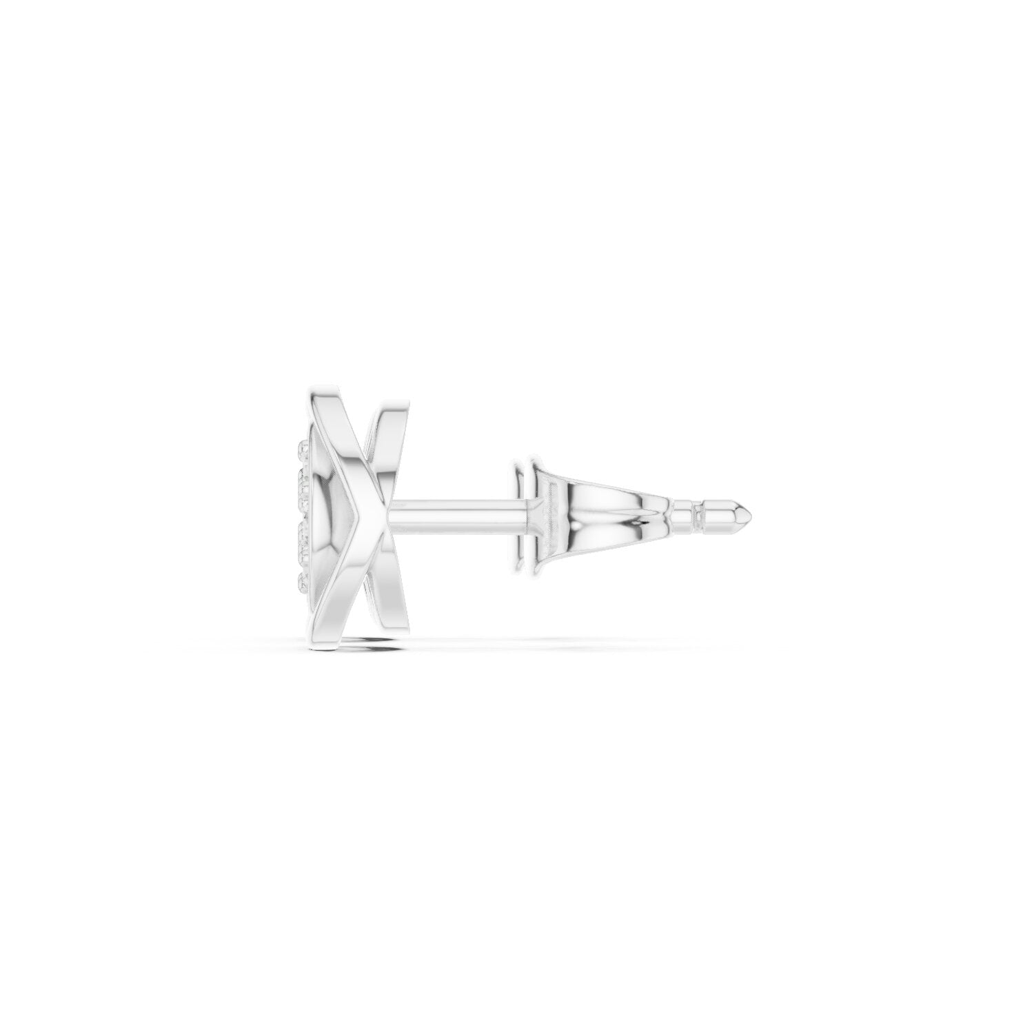 Round Stud Lab Grown Diamond Earrings