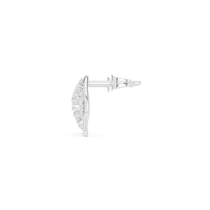 Round Stud Lab Grown Diamond Earrings