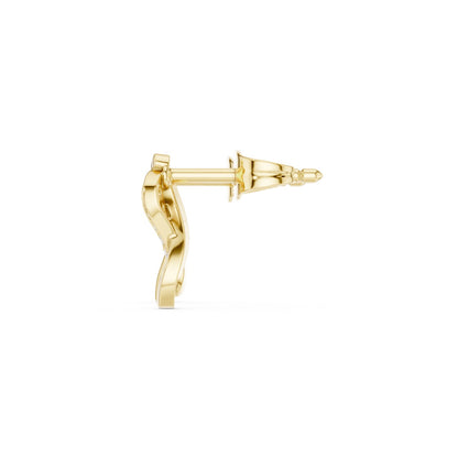 Round Stud Lab Grown Diamond Earrings