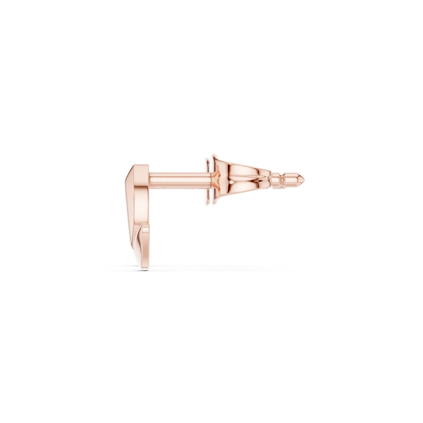 Round Stud Lab Grown Diamond Earrings