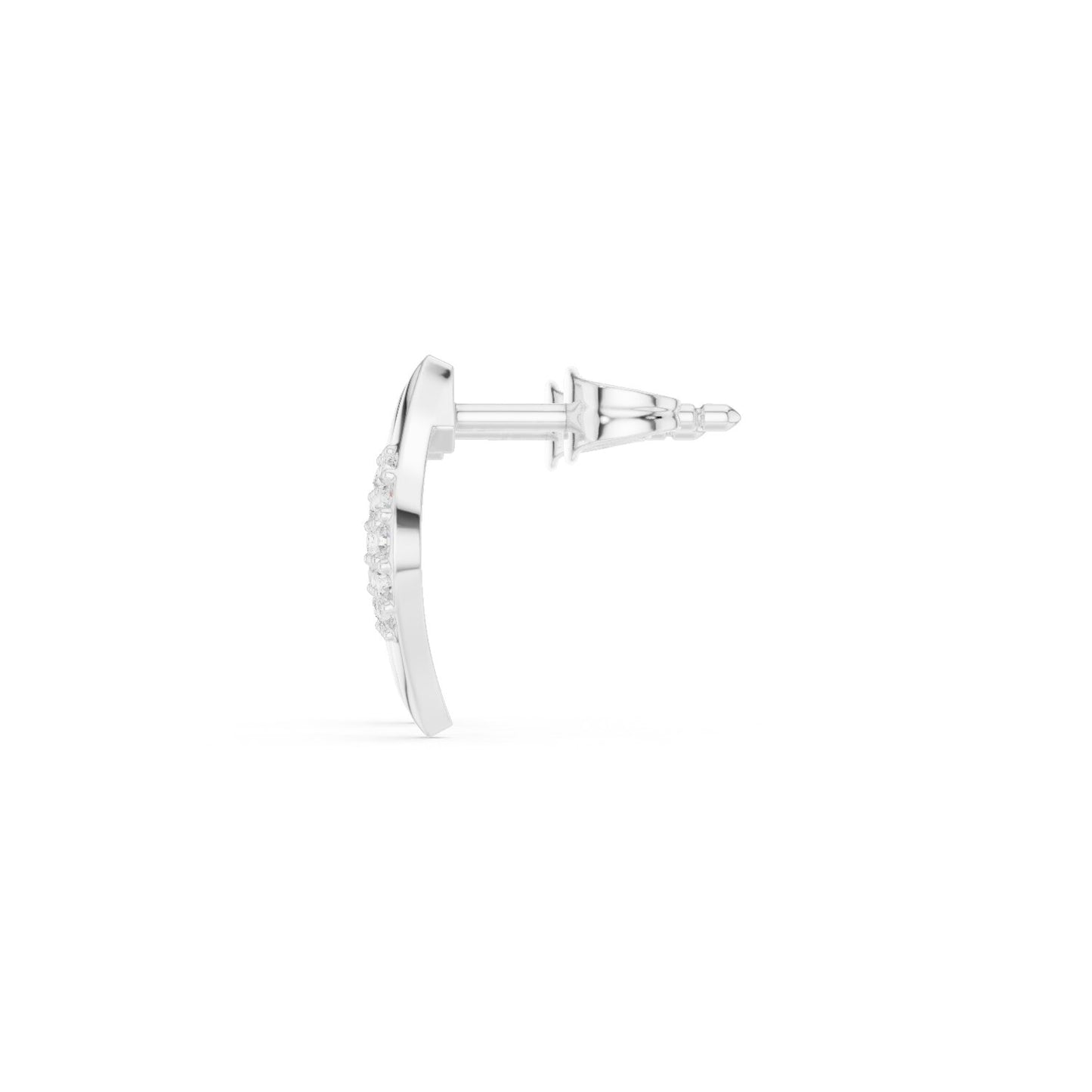 Round Stud Lab Grown Diamond Earrings