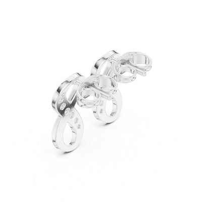 Round Stud Lab Grown Diamond Earrings