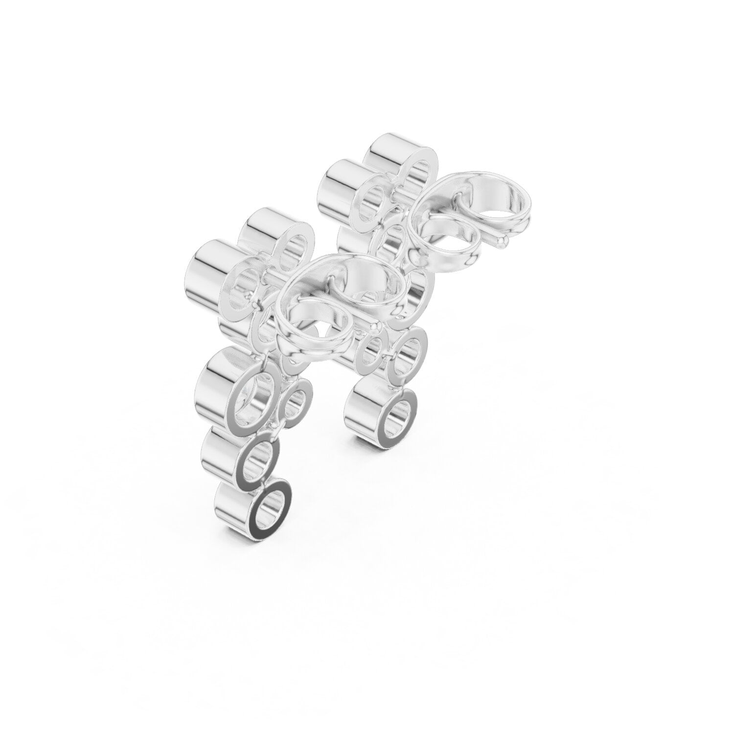 Round Climber Lab Grown Diamond Earrings