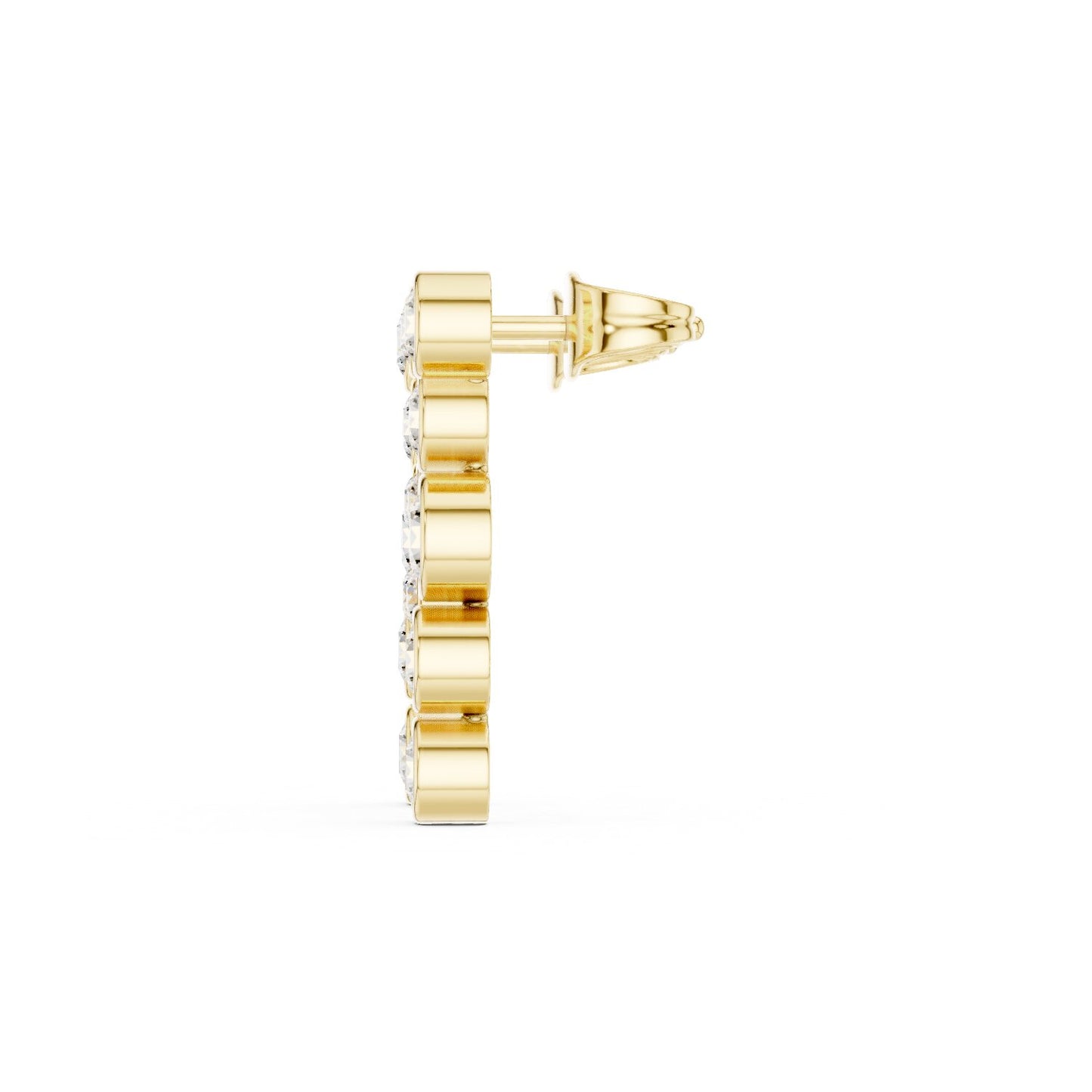Round Climber Lab Grown Diamond Earrings