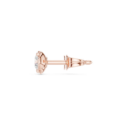 Mixed Shape Lab Grown Diamond Stud Earrings