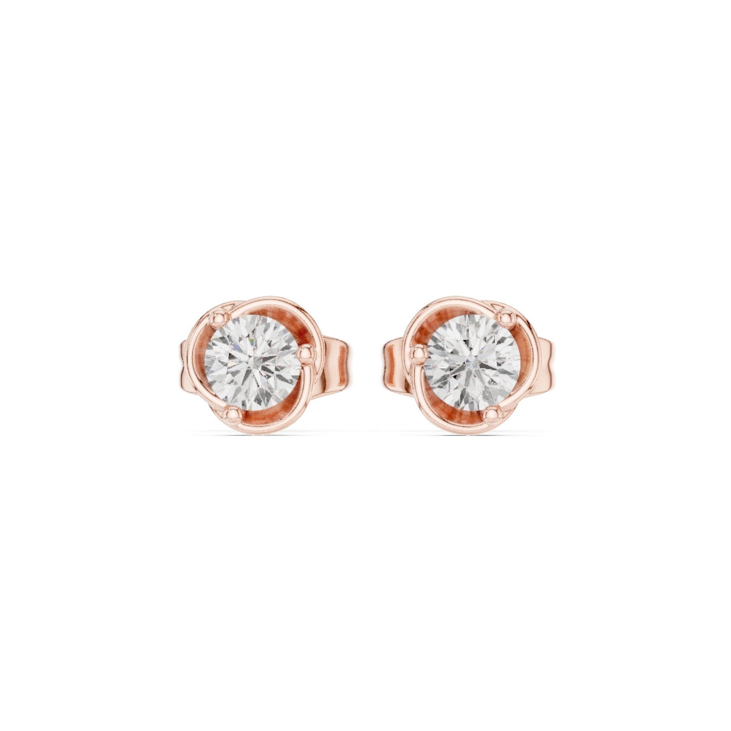 Mixed Shape Lab Grown Diamond Stud Earrings