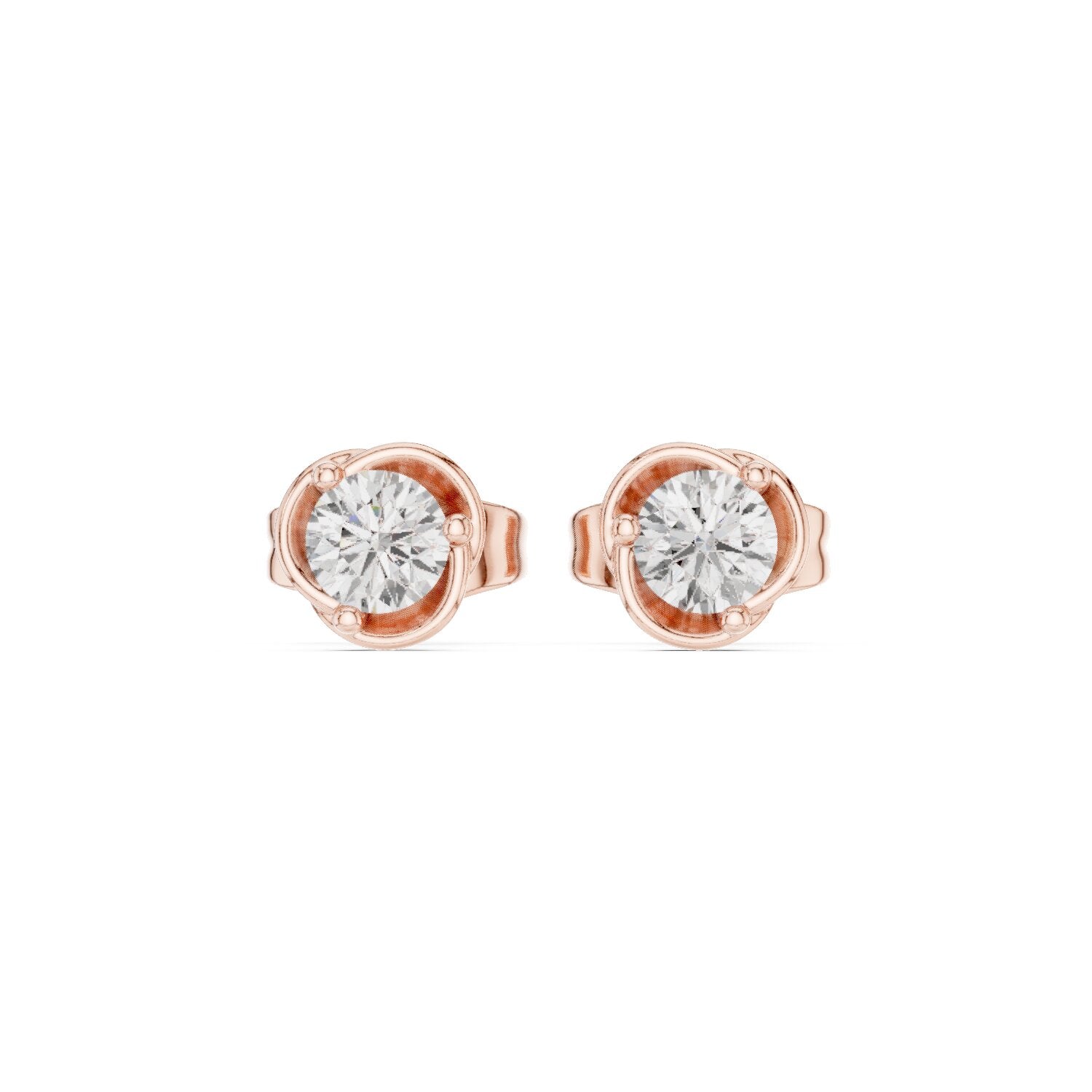 Mixed Shape Lab Grown Diamond Stud Earrings