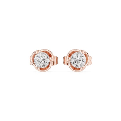 Mixed Shape Lab Grown Diamond Stud Earrings