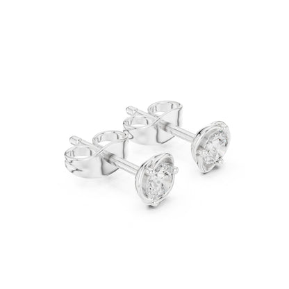 Mixed Shape Lab Grown Diamond Stud Earrings