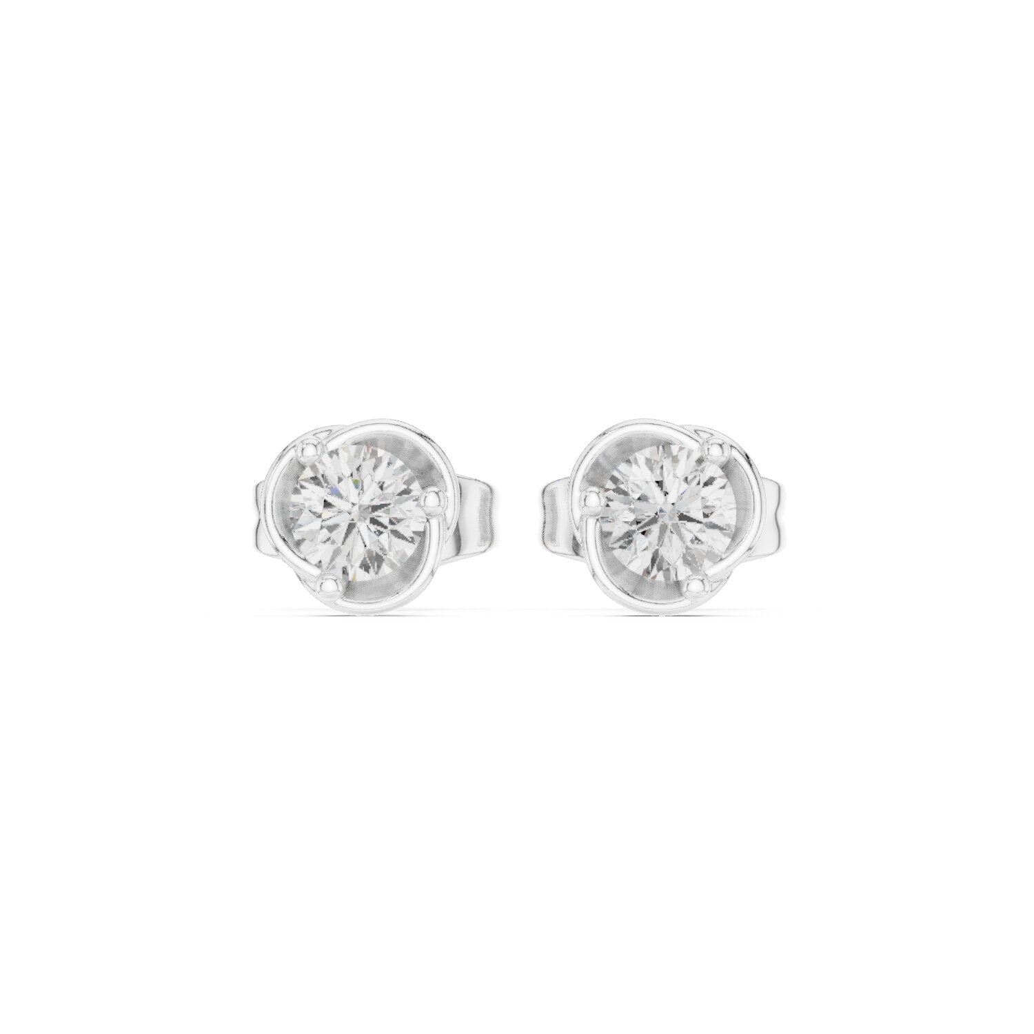 Mixed Shape Lab Grown Diamond Stud Earrings