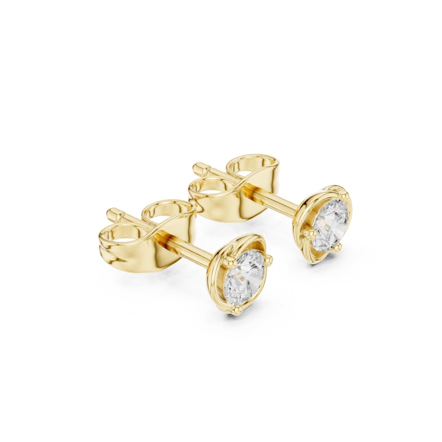 Mixed Shape Lab Grown Diamond Stud Earrings