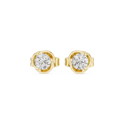 Mixed Shape Lab Grown Diamond Stud Earrings