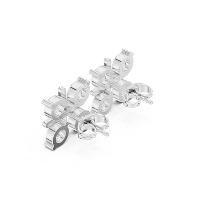 Round Climber Lab Grown Diamond Earrings