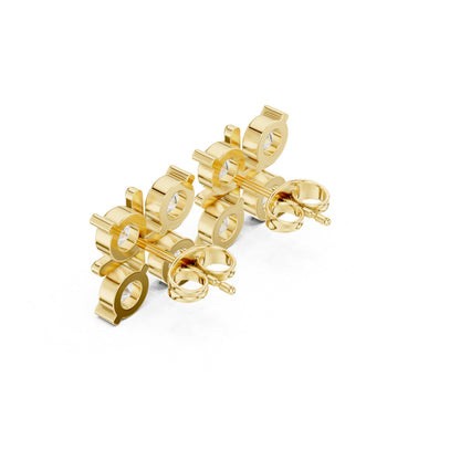Round Climber Lab Grown Diamond Earrings
