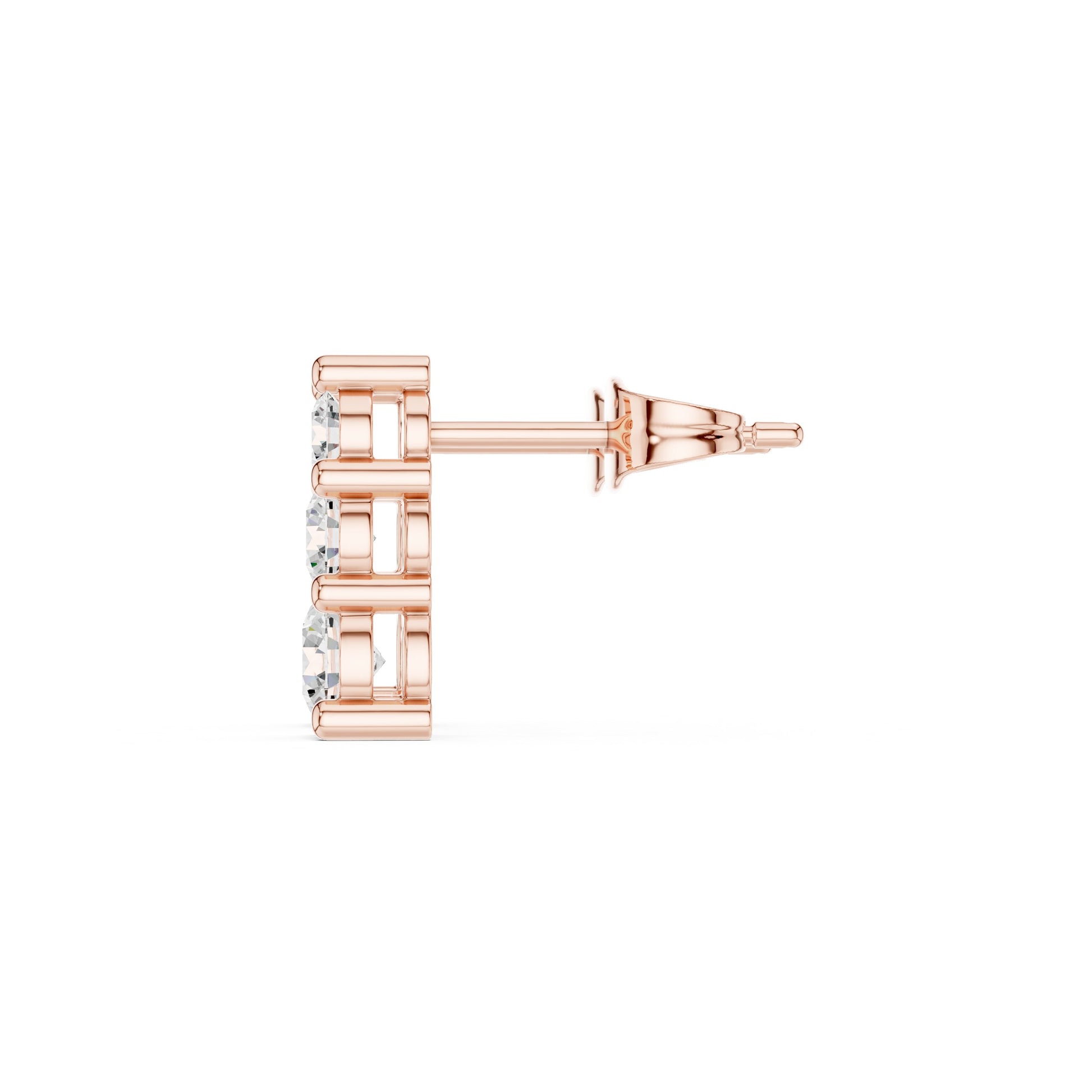 Oval Drop Lab Grown Diamond Earrings