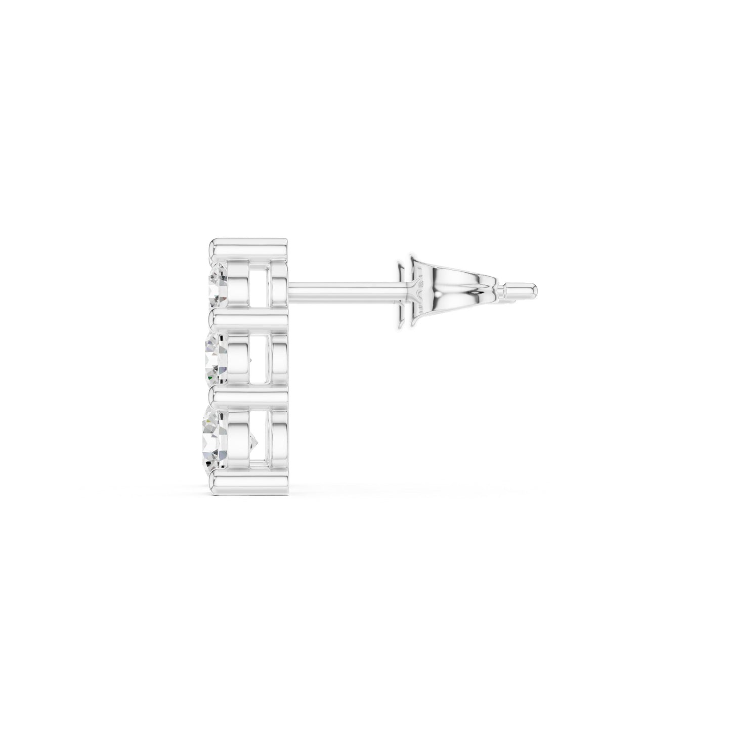 Oval Drop Lab Grown Diamond Earrings