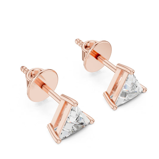 Princess Stud Lab Grown Diamond Earrings