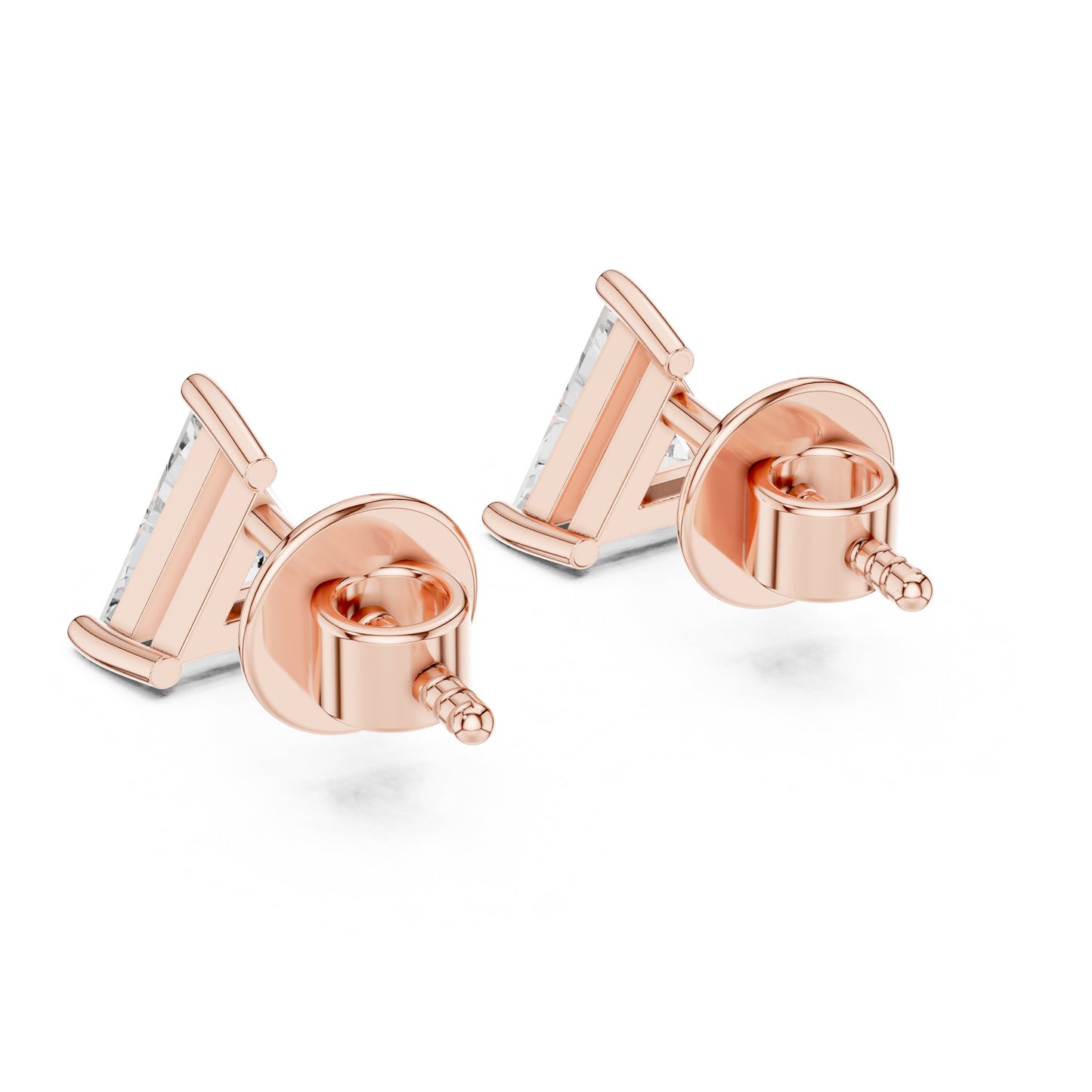 Princess Stud Lab Grown Diamond Earrings