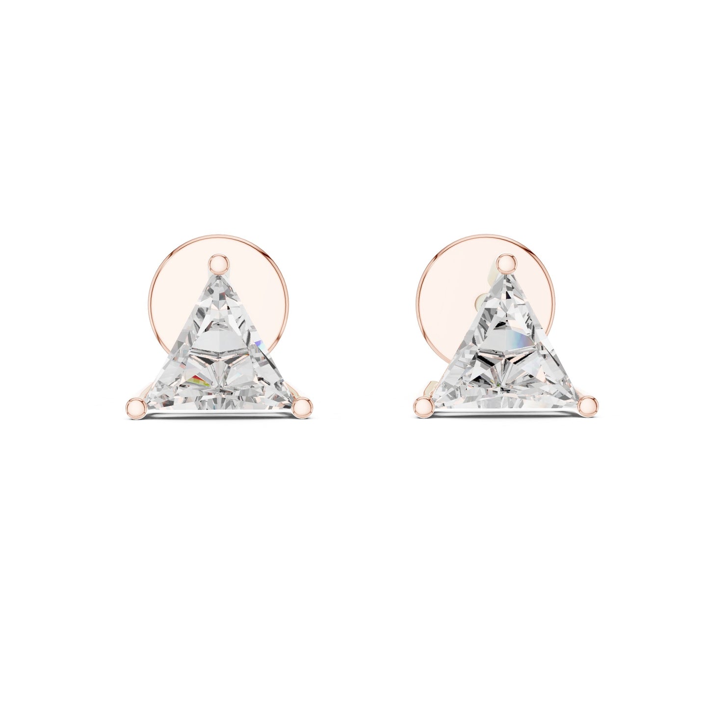 Princess Stud Lab Grown Diamond Earrings