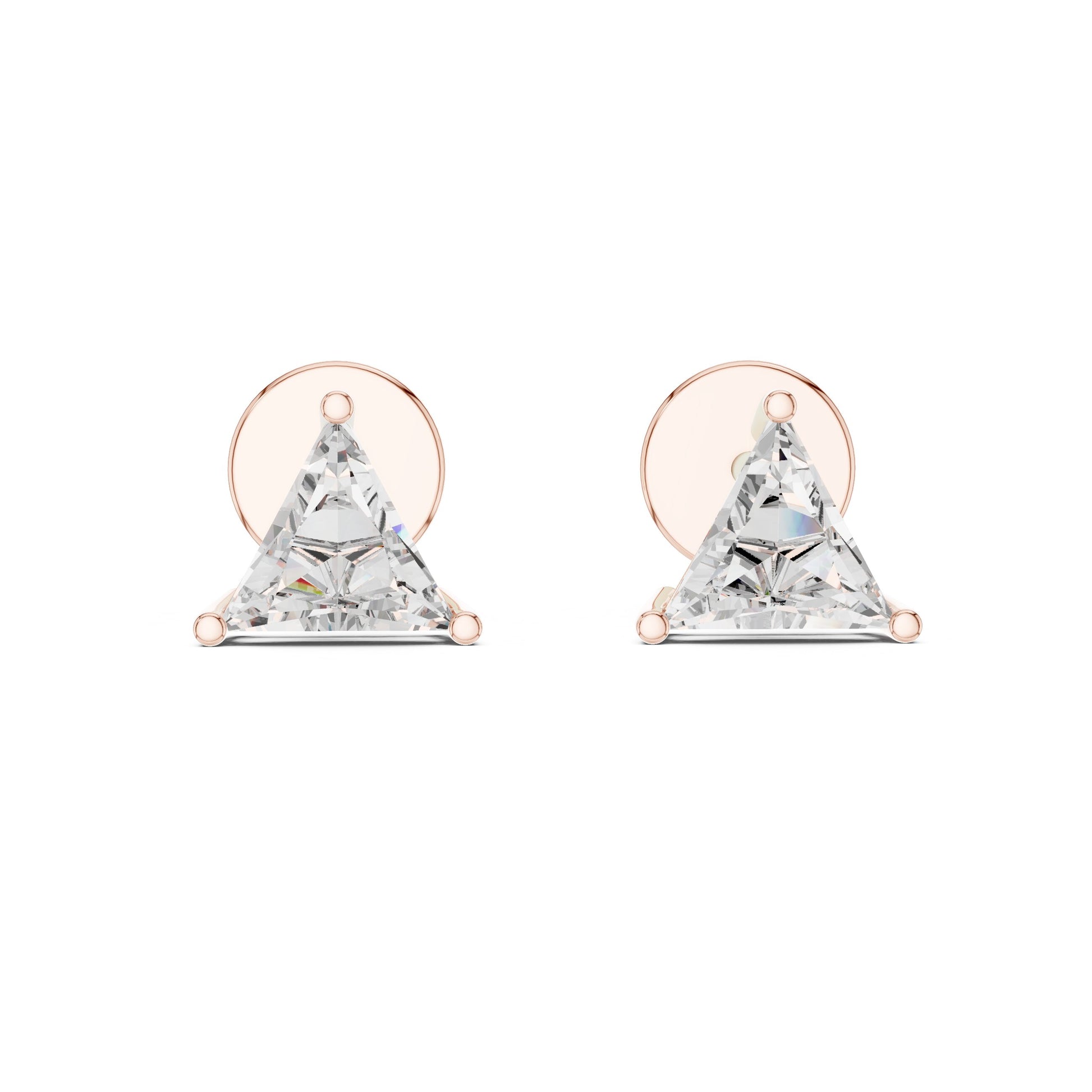 Princess Stud Lab Grown Diamond Earrings