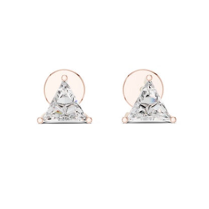 Princess Stud Lab Grown Diamond Earrings