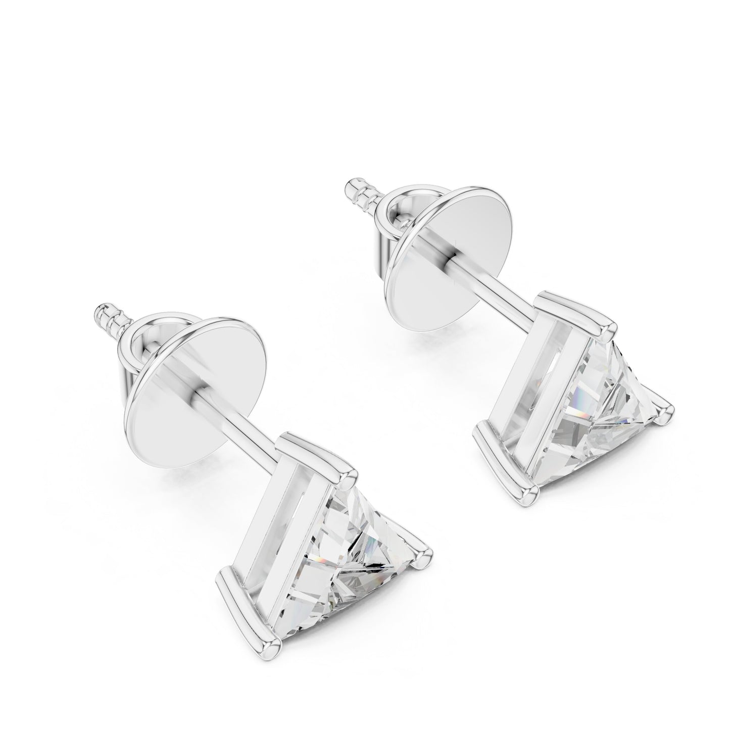Princess Stud Lab Grown Diamond Earrings