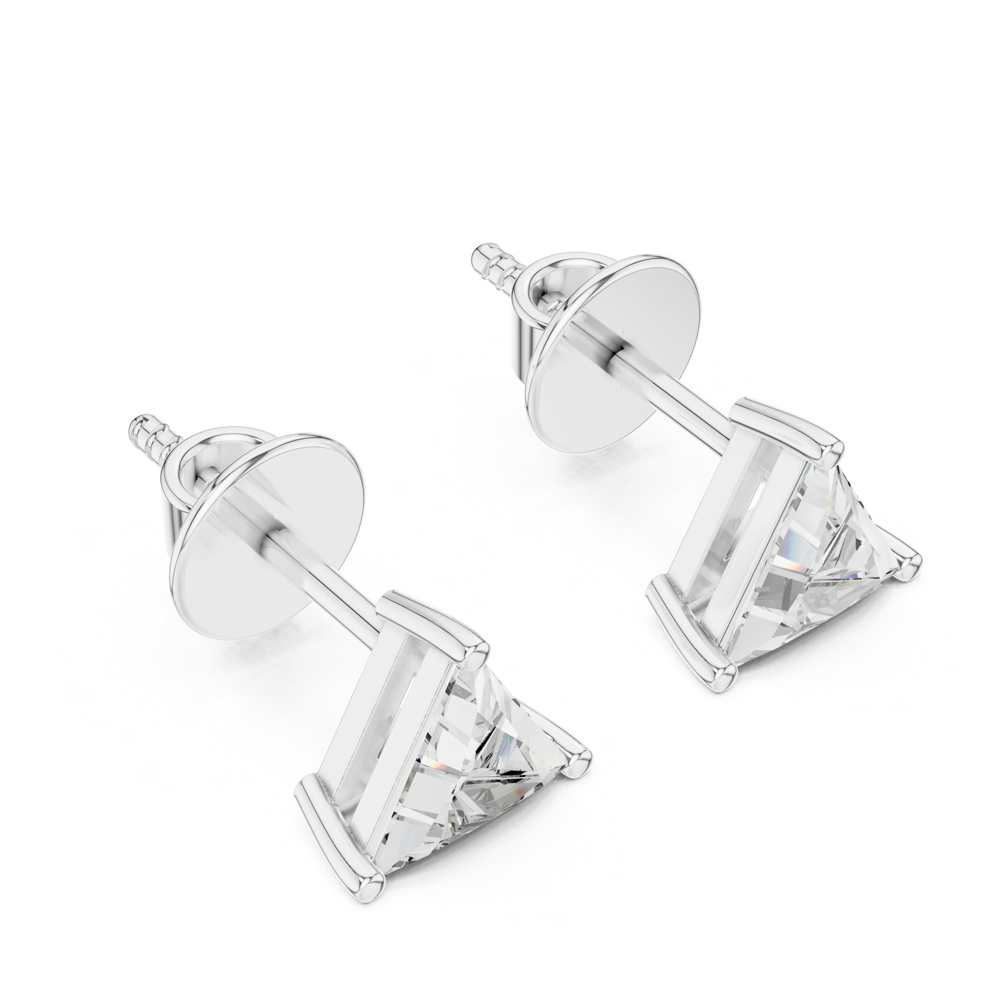 Princess Stud Lab Grown Diamond Earrings