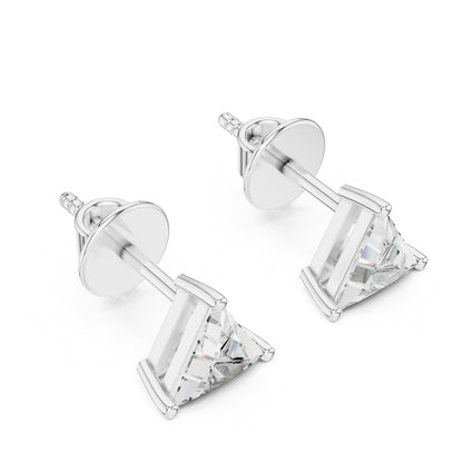 Princess Stud Lab Grown Diamond Earrings